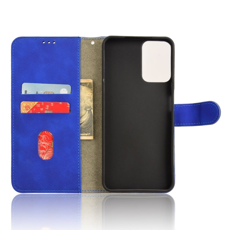 For Motorola Moto G Stylus 5G 2024 Skin Feel Magnetic Flip Leather Phone Case(Blue) - Motorola Cases by PMC Jewellery | Online Shopping South Africa | PMC Jewellery | Buy Now Pay Later Mobicred