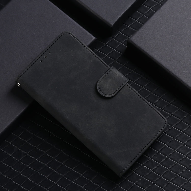 For Motorola Edge 50 Ultra Skin Feel Magnetic Flip Leather Phone Case(Black) - Motorola Cases by PMC TechLife | Online Shopping South Africa | PMC TechLife | Buy Now Pay Later Mobicred