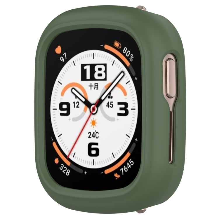 For Honor Watch 4 Half Coverage Hollow PC Watch Protective Case(Dark Green) - Watch Cases by PMC TechLife | Online Shopping South Africa | PMC TechLife