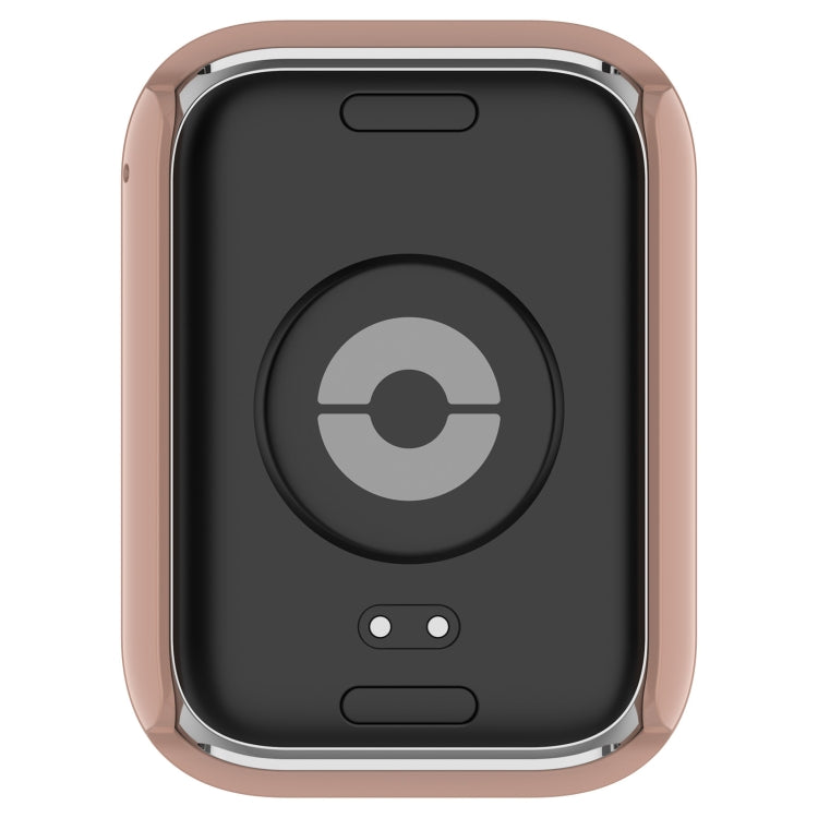 For Xiaomi Mi Band 8 Pro PC + Tempered Glass Film Integrated Watch Protective Case(Pink) - Watch Cases by PMC TechLife | Online Shopping South Africa | PMC TechLife | Buy Now Pay Later Mobicred