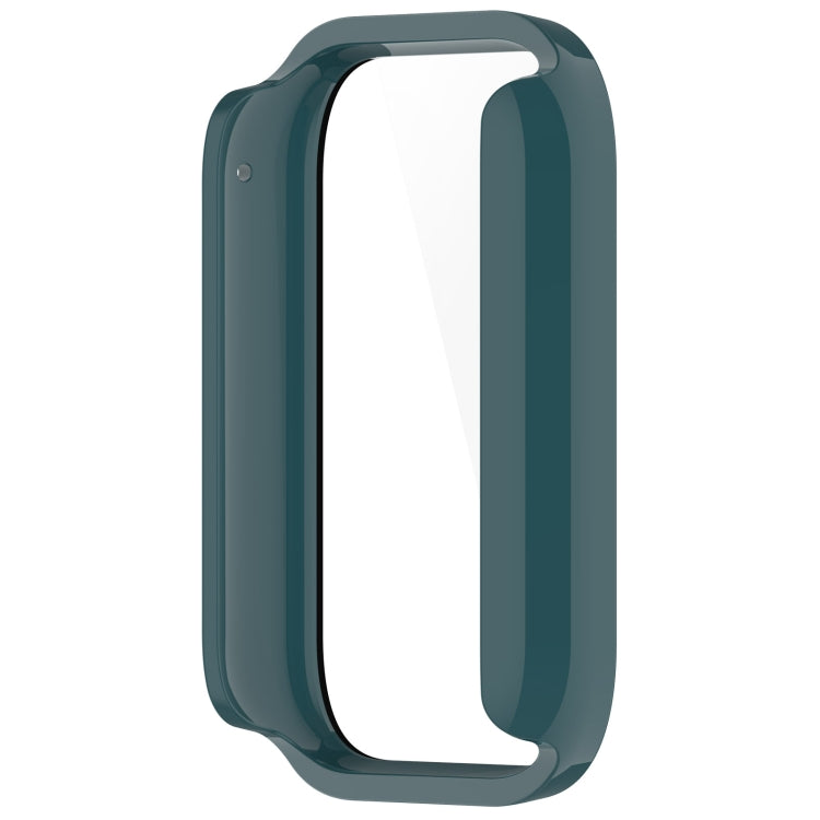 For Xiaomi Mi Band 8 Pro PC + Tempered Glass Film Integrated Watch Protective Case(Pine Green) - Watch Cases by PMC TechLife | Online Shopping South Africa | PMC TechLife | Buy Now Pay Later Mobicred