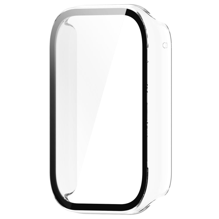 For Xiaomi Mi Band 8 Pro PC + Tempered Glass Film Integrated Watch Protective Case(Transparent) - Watch Cases by PMC TechLife | Online Shopping South Africa | PMC TechLife