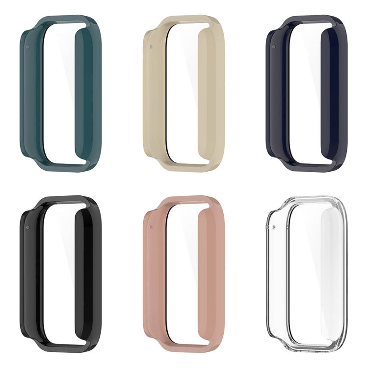For Xiaomi Mi Band 8 Pro PC + Tempered Glass Film Integrated Watch Protective Case(Transparent) - Watch Cases by PMC TechLife | Online Shopping South Africa | PMC TechLife