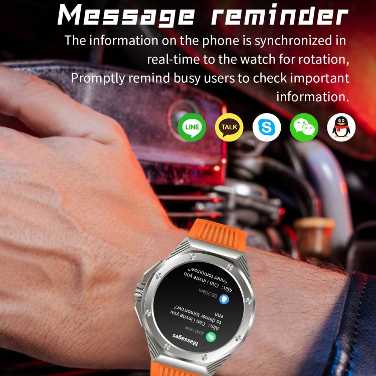 HT8 1.46 inch Round Screen Bluetooth Smart Watch, Support Health Monitoring & 100+ Sports Modes & Alipay(Black) - Smart Watches by PMC TechLife | Online Shopping South Africa | PMC TechLife