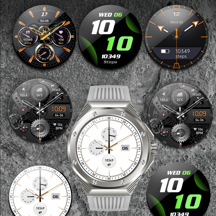 HT8 1.46 inch Round Screen Bluetooth Smart Watch, Support Health Monitoring & 100+ Sports Modes & Alipay(Black) - Smart Watches by PMC TechLife | Online Shopping South Africa | PMC TechLife
