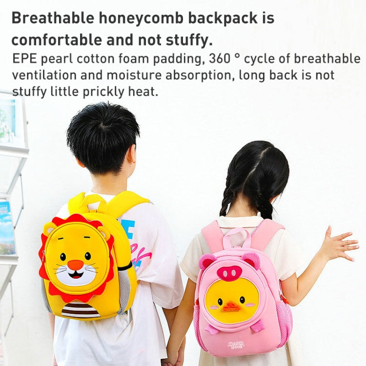 Children Cartoon Anti-Lost Large School Bag Backpack(Dinosaur Duck) - Double-shoulder Bags by PMc TechLife | Online Shopping South Africa | PMc TechLife | Buy Now Pay Later Mobicred