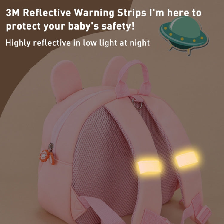 Children Cute Cartoon Anti-Lost Kindergarten School Bag(Pink Rabbit Large) - Double-shoulder Bags by PMc TechLife | Online Shopping South Africa | PMc TechLife | Buy Now Pay Later Mobicred