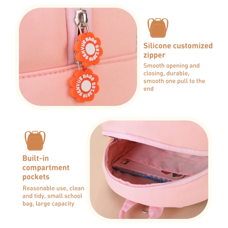 Children Cute Cartoon Anti-Lost Kindergarten School Bag(Pink Rabbit Trumpet) - Double-shoulder Bags by PMc TechLife | Online Shopping South Africa | PMc TechLife | Buy Now Pay Later Mobicred