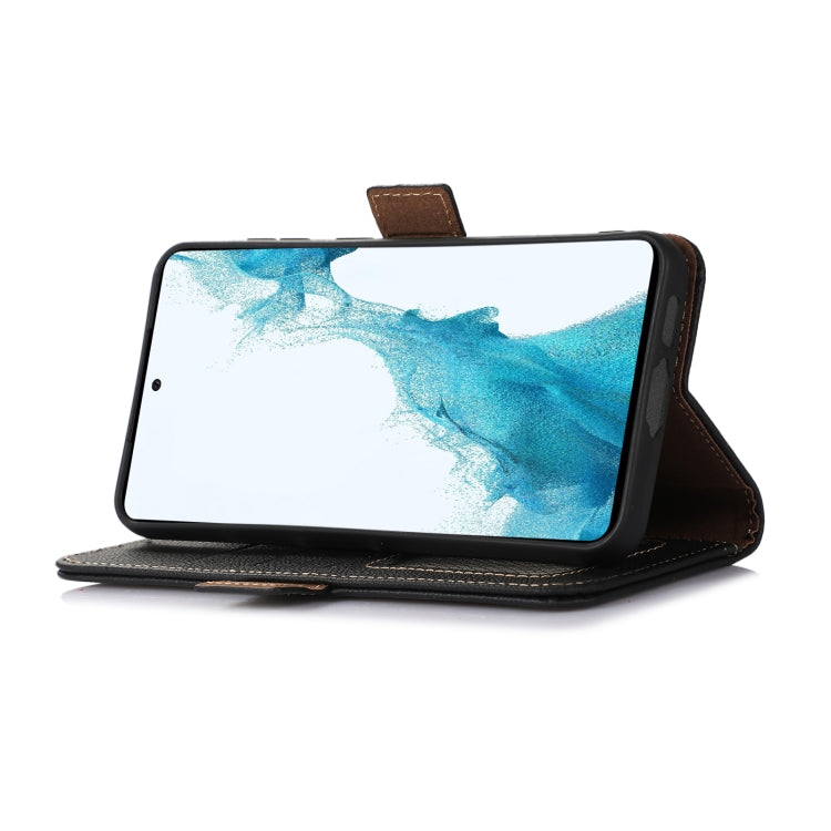 For Sony Xperia 1 VI Side-Magnetic TJ Genuine Leather RFID Phone Case(Black) - Sony Cases by PMC TechLife | Online Shopping South Africa | PMC TechLife | Buy Now Pay Later Mobicred