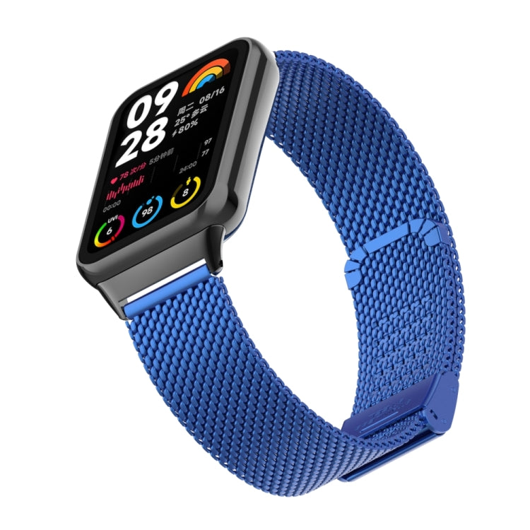 For Xiaomi Smart Band 9 Pro / 8 Pro 18mm Steel Mesh Buckle Metal Watch Band(Royal Blue) - free shipping - PMc TechLife - Order now!