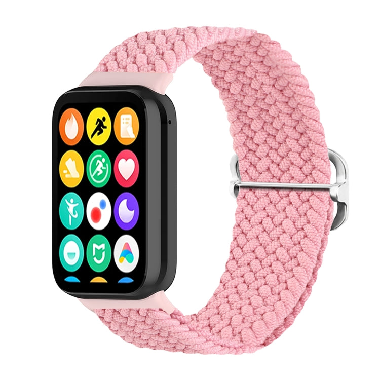 For Xiaomi Smart Band 9 Pro / 8 Pro 18mm Buckle Nylon Braided Watch Band(Pink) - free shipping - PMc TechLife - Order now!