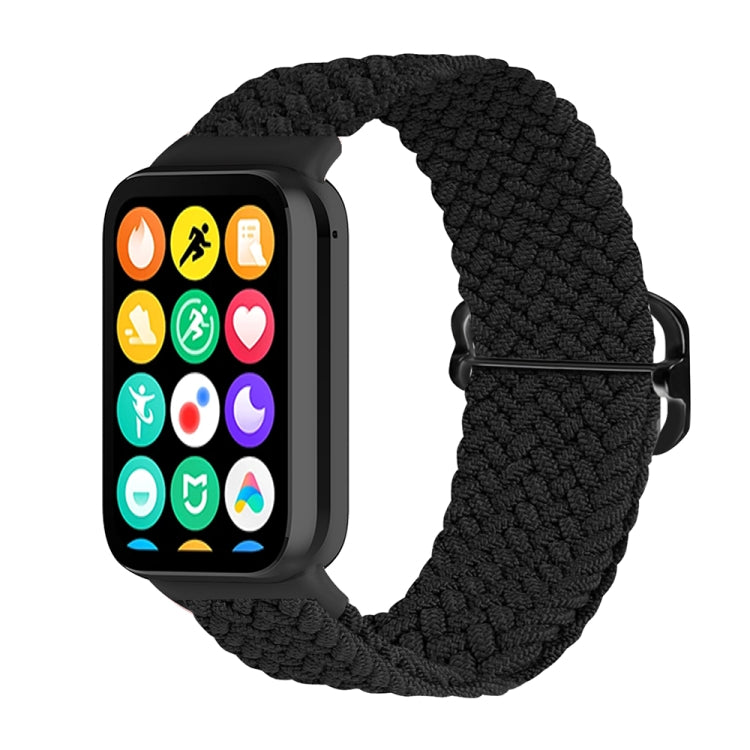 For Xiaomi Smart Band 9 Pro / 8 Pro 18mm Buckle Nylon Braided Watch Band(Black) - free shipping - PMc TechLife - Order now!