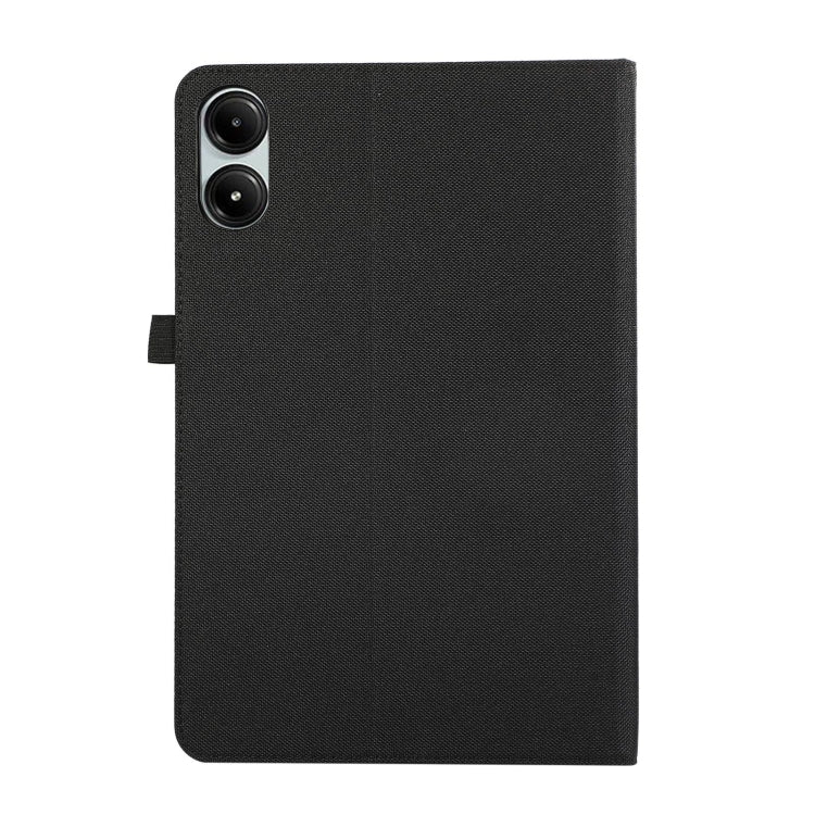 For Xiaomi Redmi Pad Pro 12.1 Fabric Leather Tablet Case(Black) - More Tablet Cases by PMC TechLife | Online Shopping South Africa | PMC TechLife