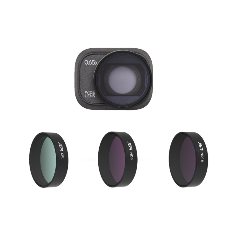 For DJI Mini 4 Pro JSR KB Series Drone Camera Lens Filter, Filter:4 in 1 Wide CPL ND8/16 - free shipping - PMC TechLife - Order now!