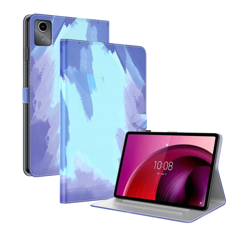 For Lenovo Tab M11 / Xiaoxin Pad 11 2024 Watercolor Pattern Flip Leather Tablet Case(Winter Snow) - Lenovo by PMC Jewellery | Online Shopping South Africa | PMC Jewellery | Buy Now Pay Later Mobicred