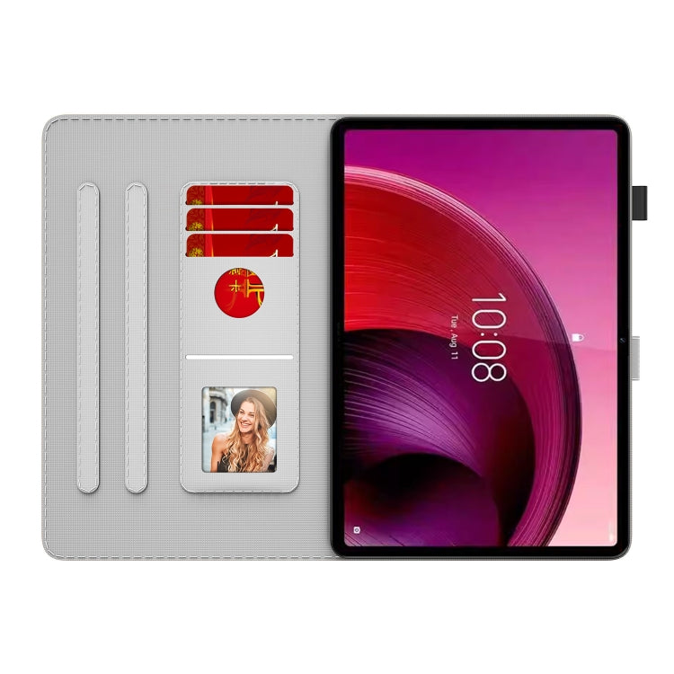 For Lenovo Tab M11 / Xiaoxin Pad 11 2024 Watercolor Pattern Flip Leather Tablet Case(Winter Snow) - Lenovo by PMC Jewellery | Online Shopping South Africa | PMC Jewellery | Buy Now Pay Later Mobicred