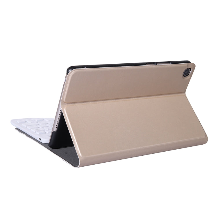 A0T8 For Huawei MatePad T8 8 inch ABS Ultra-thin Detachable Bluetooth Keyboard Voltage PU Leather Tablet Case with Bracket(Gold) - free shipping - PMC TechLife - Order now!