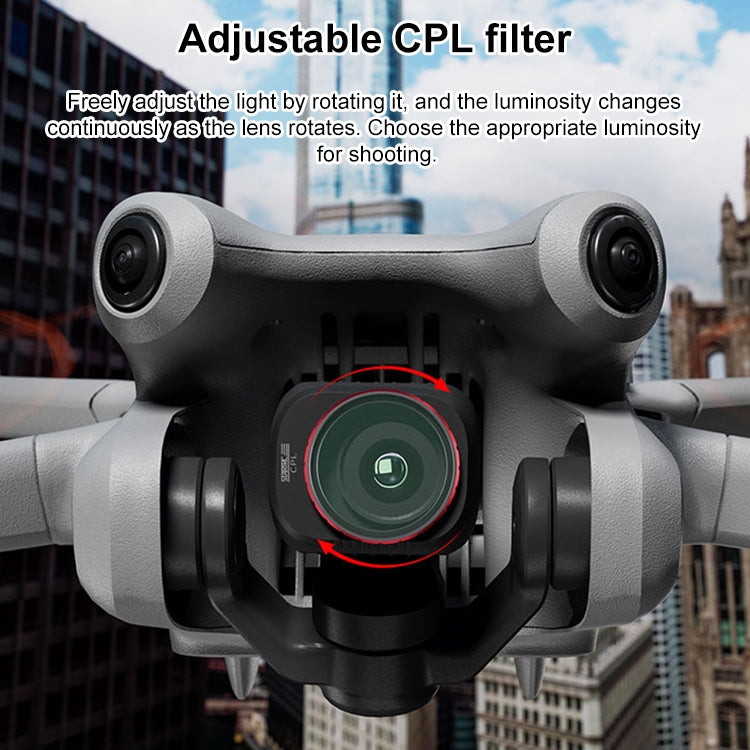 For DJI Mini 4 Pro STARTRC Drone Lens Filter, Lens:CPL ND8/16/32/64/256 - free shipping - PMC TechLife - Order now!