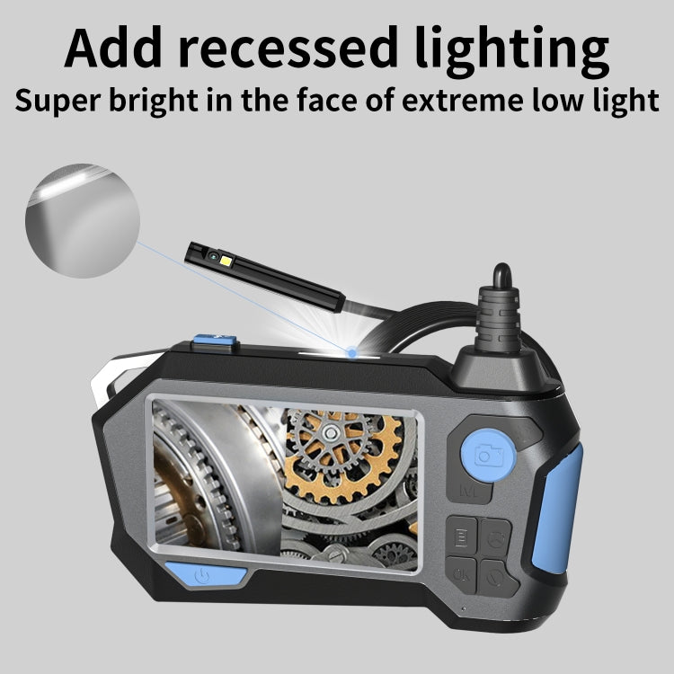 P120 Rotatable 8mm Dual Lenses Industrial Endoscope with Screen, 9mm Tail Pipe Diameter, Spec:10m Tube -  by PMC TechLife | Online Shopping South Africa | PMC TechLife | Buy Now Pay Later Mobicred