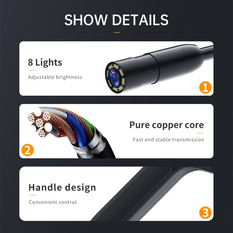 P200 5.5mm Front Lenses Integrated Industrial Pipeline Endoscope with 4.3 inch Screen, Spec:30m Tube -  by PMC TechLife | Online Shopping South Africa | PMC TechLife | Buy Now Pay Later Mobicred