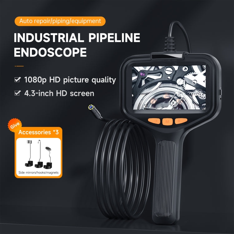 P200 8mm Front Lenses Integrated Industrial Pipeline Endoscope with 4.3 inch Screen, Spec:30m Tube -  by PMC TechLife | Online Shopping South Africa | PMC TechLife | Buy Now Pay Later Mobicred