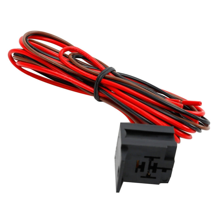 12V 60A Car Adjustable Electric Fan Cooling Control Relay Sensor Wiring Harness Kit - DIY Cables by PMC TechLife | Online Shopping South Africa | PMC TechLife | Buy Now Pay Later Mobicred
