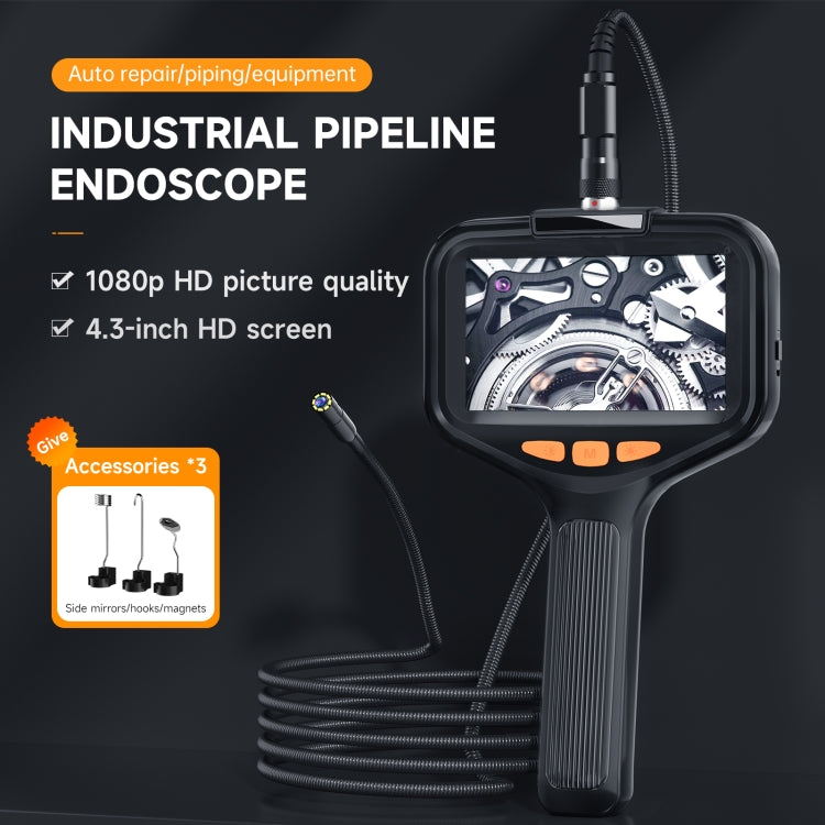 P200 8mm Front Lenses Detachable Industrial Pipeline Endoscope with 4.3 inch Screen, Spec:2m Soft Tube -  by PMC TechLife | Online Shopping South Africa | PMC TechLife | Buy Now Pay Later Mobicred