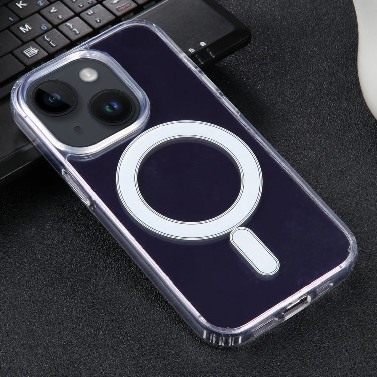 For iPhone 15 Plus GEBEI MagSafe Magnetic Transparent Phone Case(Transparent) - iPhone 15 Plus Cases by GEBEI | Online Shopping South Africa | PMC TechLife