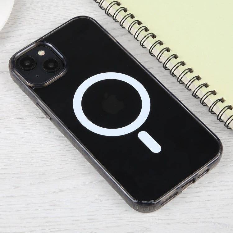 For iPhone 15 Plus GEBEI MagSafe Magnetic Transparent Phone Case(Transparent Black) - free shipping - PMC TechLife - Order now!