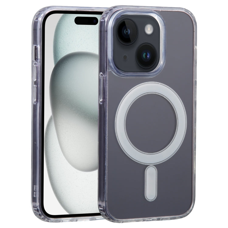 For iPhone 15 GEBEI MagSafe Magnetic Transparent Phone Case(Transparent) - iPhone 15 Cases by GEBEI | Online Shopping South Africa | PMC TechLife