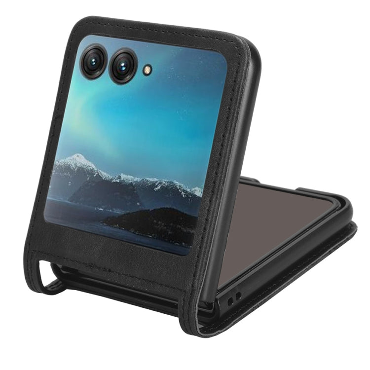 For Motorola Razr 40 Ultra Retro Texture Leather Phone Case(Black) - free shipping - PMC TechLife - Order now!