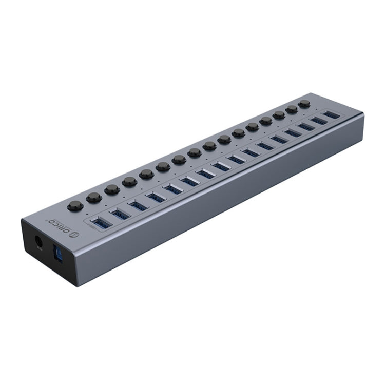 ORICO BT2U3-16AB-GY-BP 16 Ports USB 3.0 HUB with Individual Switches(US Plug) - free shipping - PMC Jewellery - Order now!