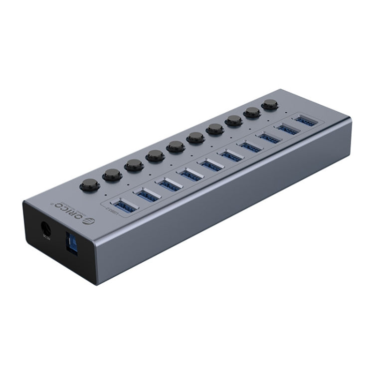 ORICO BT2U3-10AB-GY-BP 10 Ports USB 3.0 HUB with Individual Switches(UK Plug) - free shipping - PMC Jewellery - Order now!