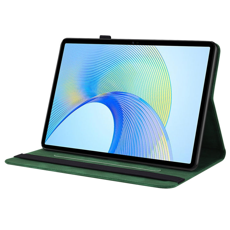 For Honor Pad X8 Pro/X9 Butterfly Flower Embossed Leather Tablet Case(Green) - Honor by PMC TechLife | Online Shopping South Africa | PMC TechLife | Buy Now Pay Later Mobicred