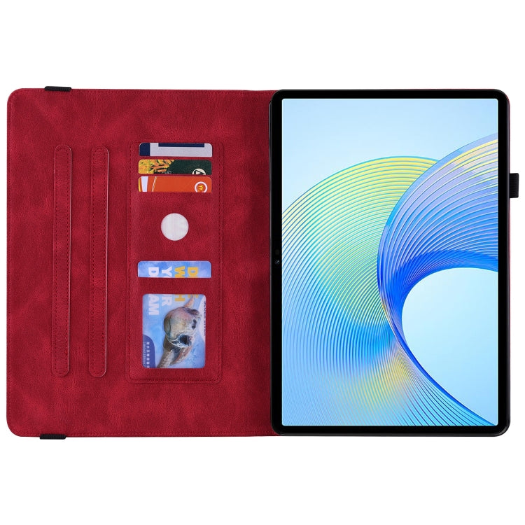 For Honor Pad X8 Pro/X9 Butterfly Flower Embossed Leather Tablet Case(Red) - free shipping - PMC TechLife - Order now!