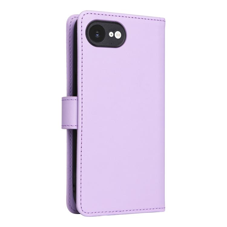 For iPhone 16e BETOPNICE BN-005 2 in 1 Detachable Imitate Genuine Leather Phone Case(Light Purple) - free shipping - PMc TechLife - Order now!