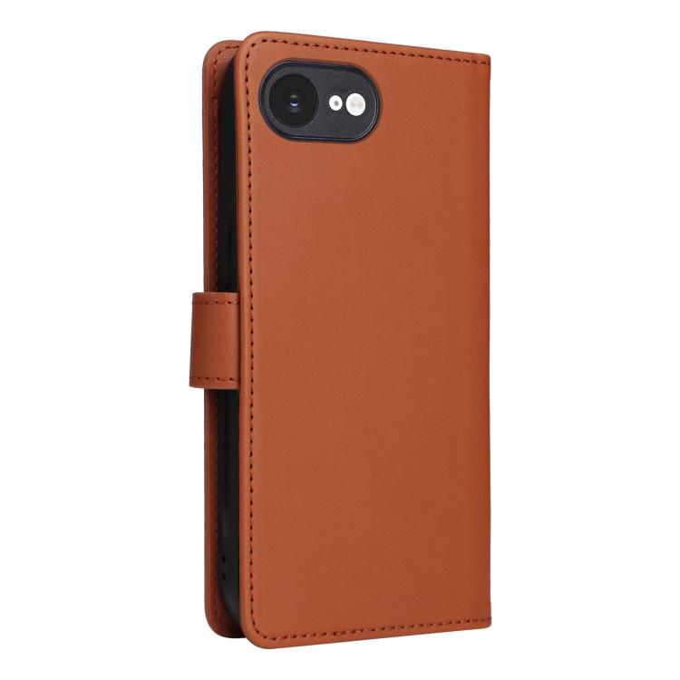 For iPhone 16e BETOPNICE BN-005 2 in 1 Detachable Imitate Genuine Leather Phone Case(Brown) - free shipping - PMc TechLife - Order now!