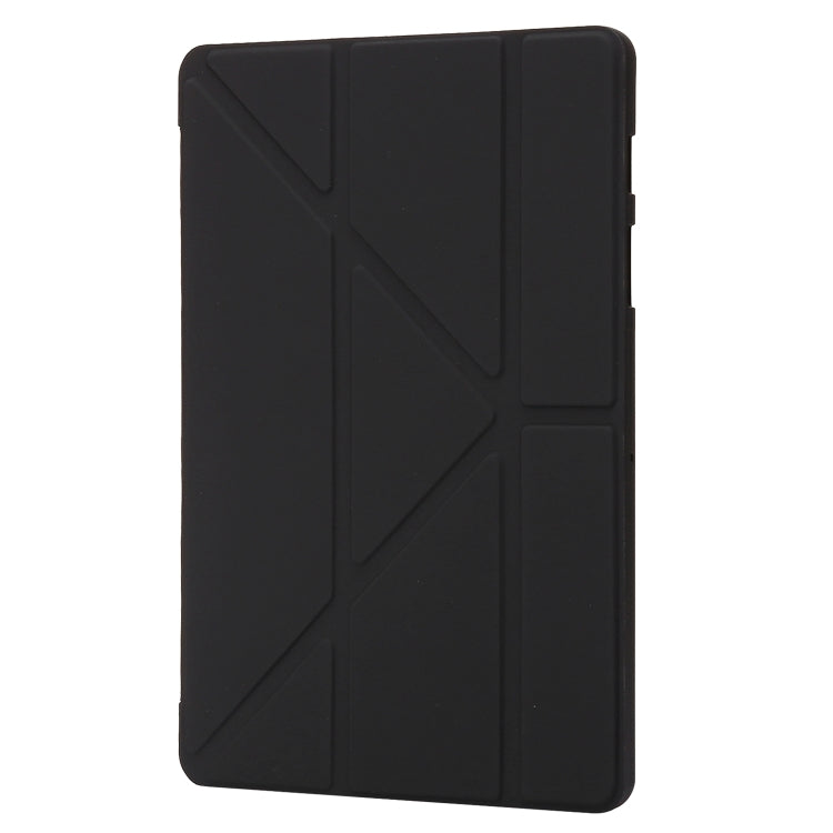 For Samsung Galaxy Tab S9 Deformation Silicone Leather Tablet Case(Black) - Galaxy Tab S9 Cases by PMC TechLife | Online Shopping South Africa | PMC TechLife
