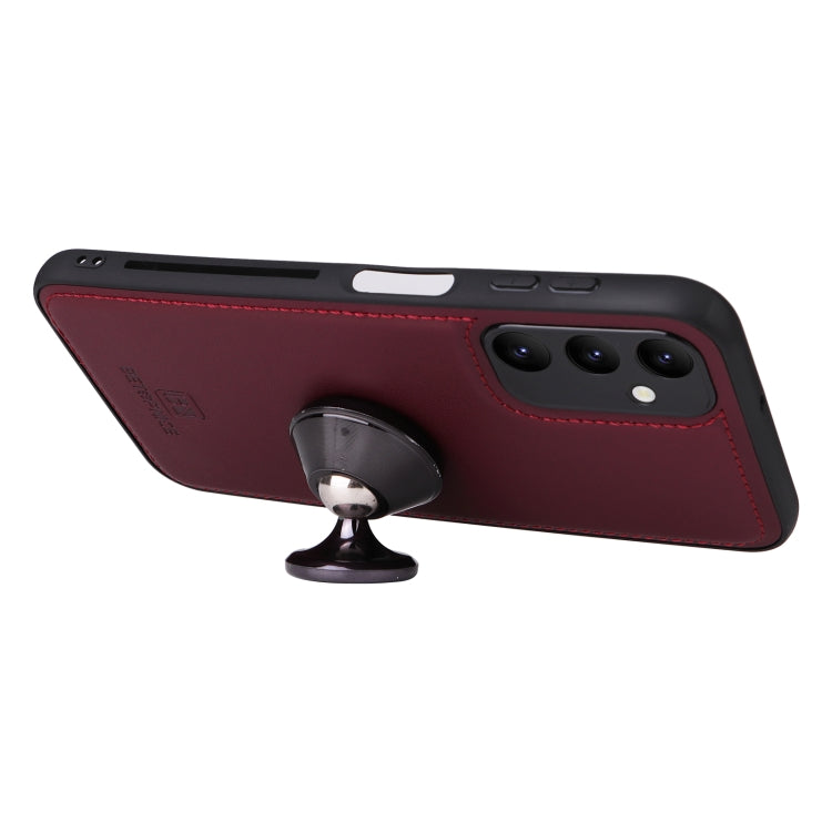 For Samsung Galaxy A25 5G BETOPNICE BN-005 2 in 1 Detachable Imitate Genuine Leather Phone Case(Wine Red) - Galaxy Phone Cases by BETOPNICE | Online Shopping South Africa | PMC TechLife