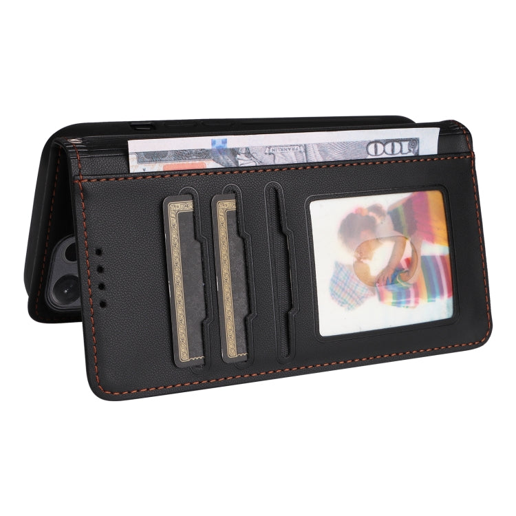 For Samsung Galaxy S24 Ultra 5G BETOPNICE BN-005 2 in 1 Detachable Imitate Genuine Leather Phone Case(Black) - Galaxy S24 Ultra 5G Cases by BETOPNICE | Online Shopping South Africa | PMC TechLife | Buy Now Pay Later Mobicred