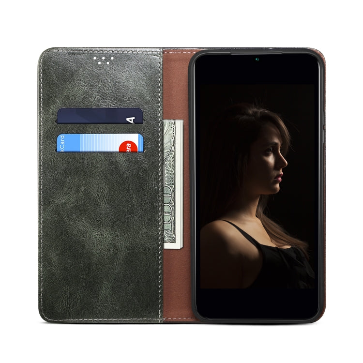 For Xiaomi Redmi K70/K70 Pro Oil Wax Crazy Horse Texture Leather Phone Case(Green) - Xiaomi Cases by PMC Jewellery | Online Shopping South Africa | PMC Jewellery | Buy Now Pay Later Mobicred