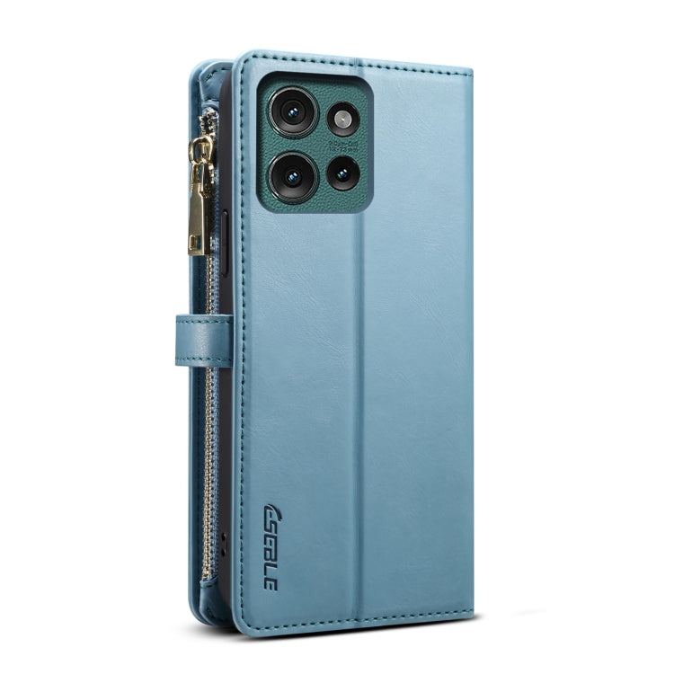 For Motorola Edge 50 5G Global ESEBLE Star Series Lanyard Zipper Wallet RFID Leather Case(Blue) - Motorola Cases by ESEBLE | Online Shopping South Africa | PMC TechLife | Buy Now Pay Later Mobicred