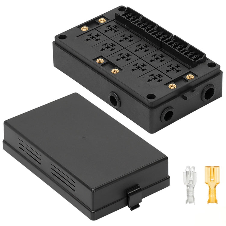 12V Car Multi-Way Relay Fuse Box 15 Way Fuse Holder - free shipping - PMC TechLife - Order now!