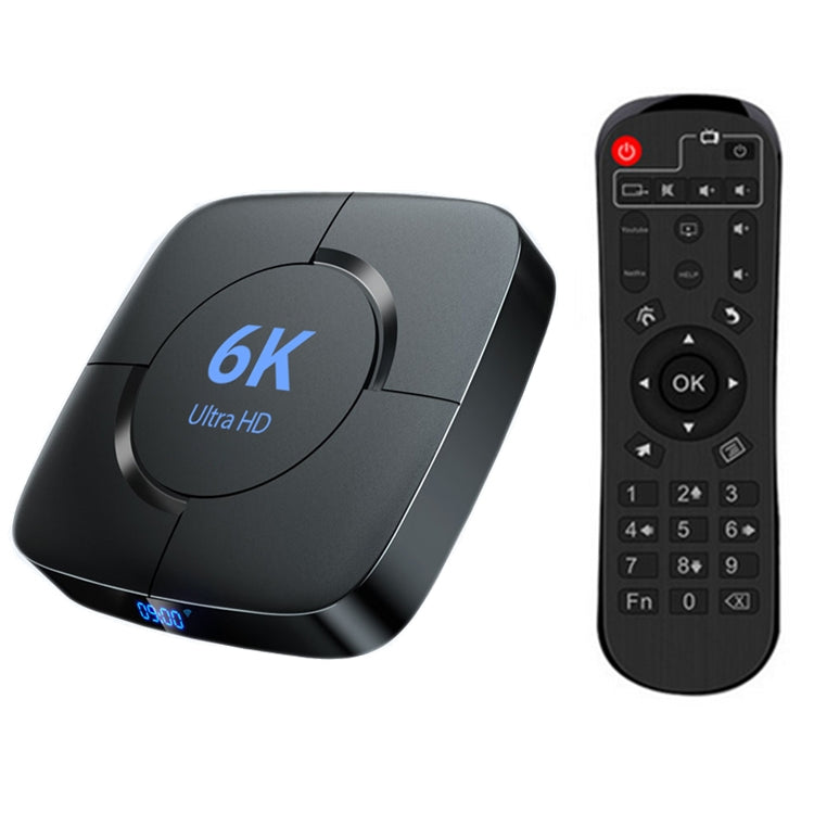 6K Ultra HD Android 12.0 Smart TV Box with Remote Control, 4GB+32GB, Allwinner H616 1.5GHZ Quad-Core(EU Plug) - Others by PMC TechLife | Online Shopping South Africa | PMC TechLife | Buy Now Pay Later Mobicred