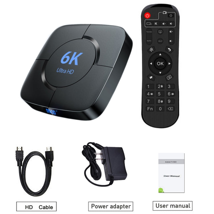 6K Ultra HD Android 12.0 Smart TV Box with Remote Control, 4GB+32GB, Allwinner H616 1.5GHZ Quad-Core(AU Plug) - Others by PMC TechLife | Online Shopping South Africa | PMC TechLife | Buy Now Pay Later Mobicred