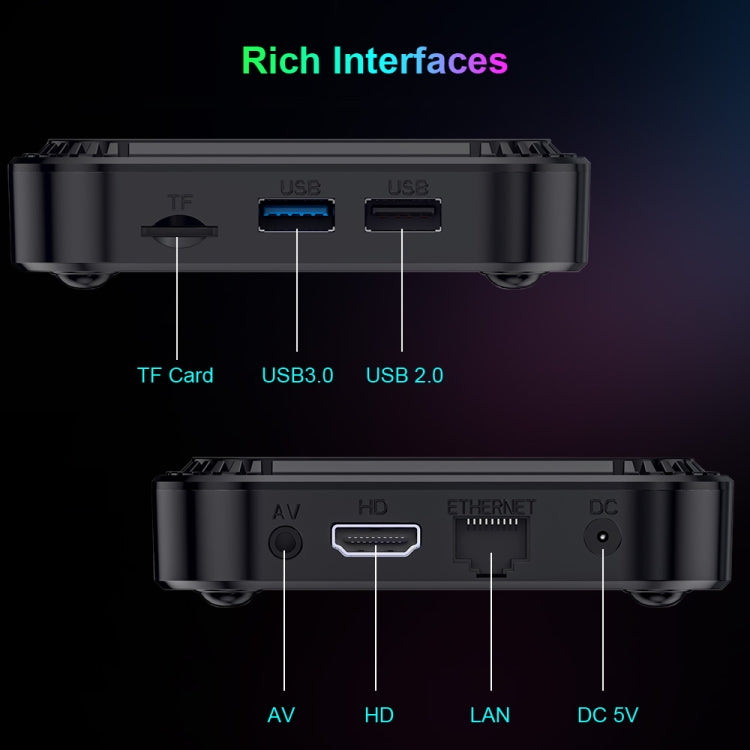 HK1 RBOX K8 8K Android 13.0 Smart TV Box with Remote Control, 4GB+128GB, RK3528 Quad-Core(AU Plug) - Others by PMC TechLife | Online Shopping South Africa | PMC TechLife | Buy Now Pay Later Mobicred