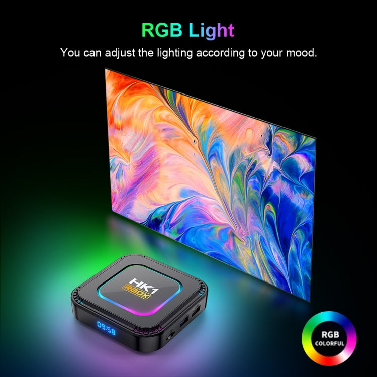 HK1 RBOX K8 8K Android 13.0 Smart TV Box with Remote Control, 4GB+128GB, RK3528 Quad-Core(AU Plug) - Others by PMC TechLife | Online Shopping South Africa | PMC TechLife | Buy Now Pay Later Mobicred