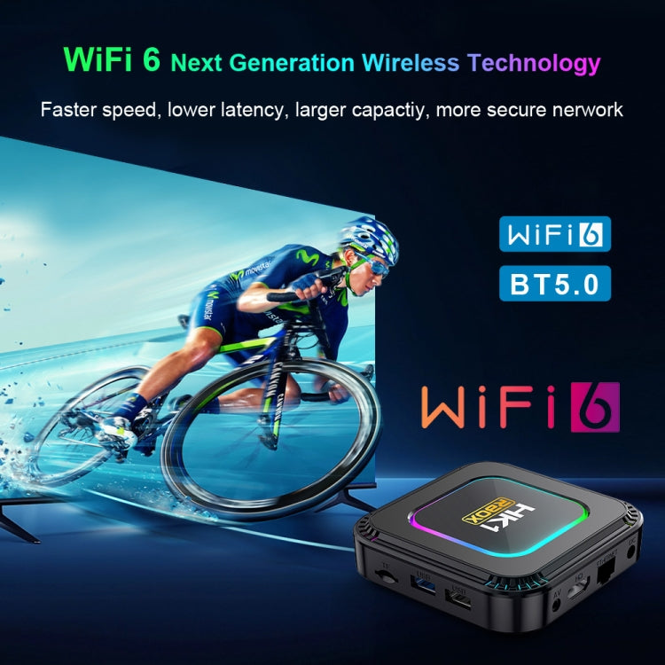 HK1 RBOX K8 8K Android 13.0 Smart TV Box with Remote Control, 4GB+64GB, RK3528 Quad-Core(US Plug) - Others by PMC TechLife | Online Shopping South Africa | PMC TechLife | Buy Now Pay Later Mobicred