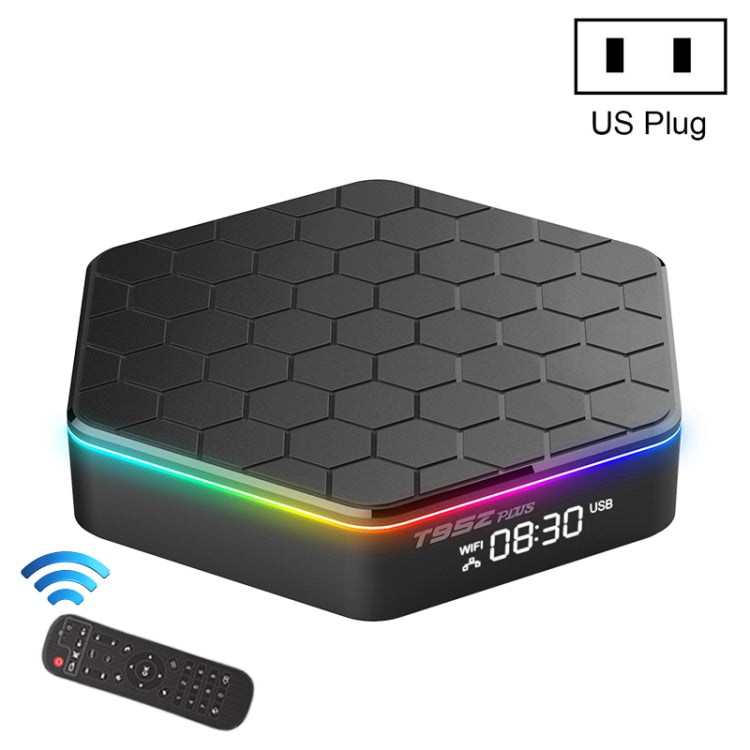 T95Z Plus 8K WiFi6 Android 12.0 Smart TV Box with Remote Control, 4GB+32GB, Allwinner H618 Quad-Core(US Plug) - Others by PMC TechLife | Online Shopping South Africa | PMC TechLife | Buy Now Pay Later Mobicred