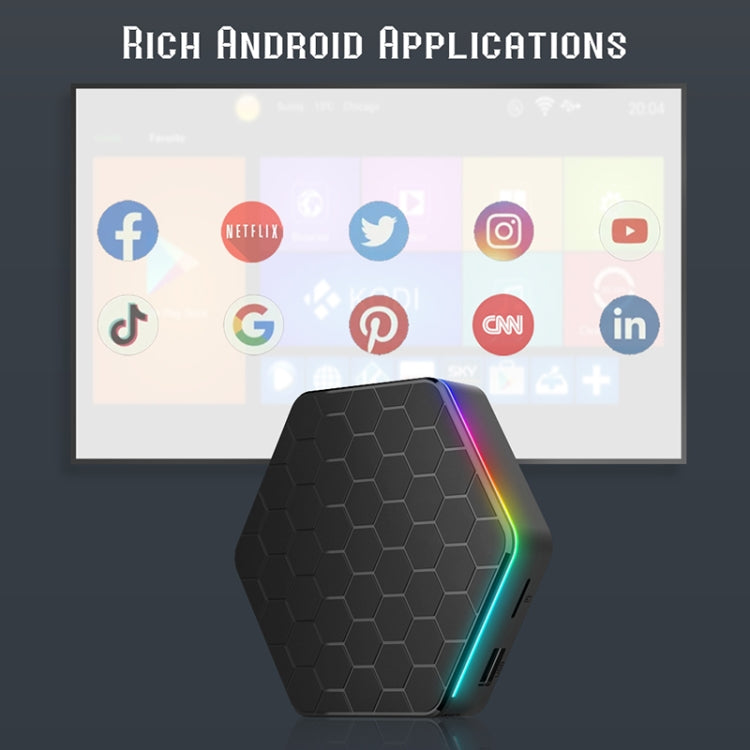 T95Z Plus 8K WiFi6 Android 12.0 Smart TV Box with Remote Control, 4GB+64GB, Allwinner H618 Quad-Core(EU Plug) - Others by PMC TechLife | Online Shopping South Africa | PMC TechLife | Buy Now Pay Later Mobicred